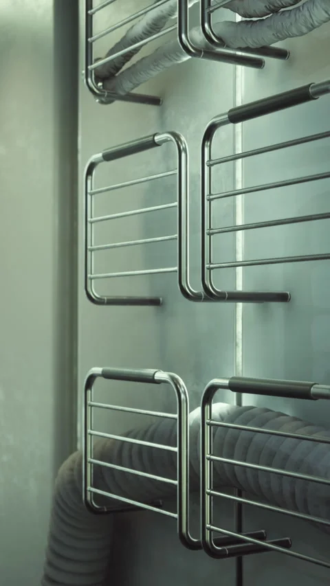 Interior of futuristic internation space station Stock Footage 309625639