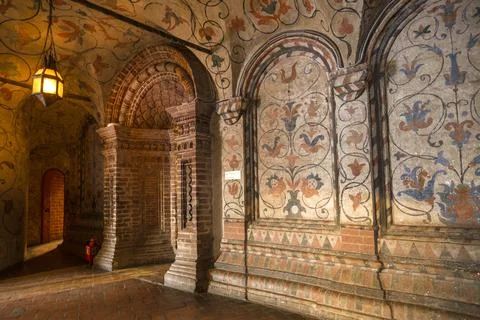 The interior of the gallery of St. Basil's Cathedral (Pokrovsky, Stock Photos
