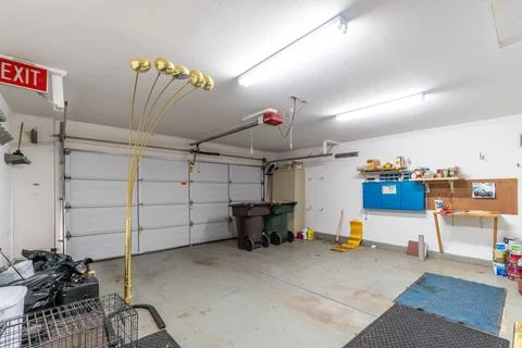 An interior garage Stock Photos