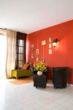 Interior of guests room Stock Photos