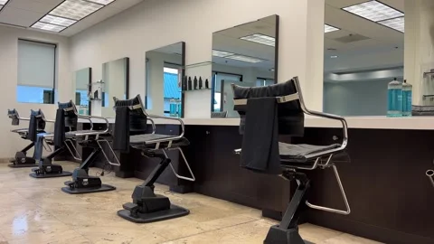 Interior Hair Salon Stock Footage 251552987
