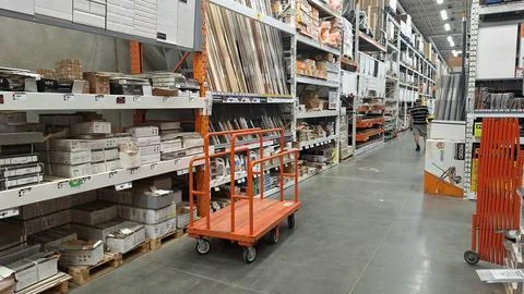 Interior of a hardware store in Toronto Ontario Canada Stock Photos