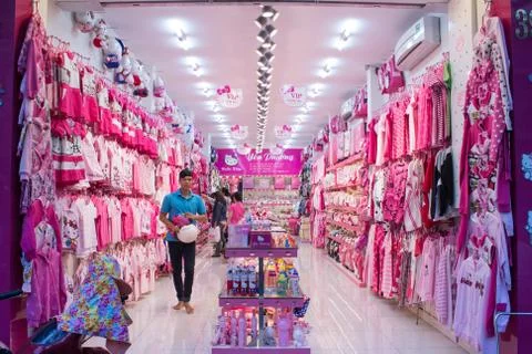 Interior of a Hello Kitty store retail shop in Ho Chi Minh City a.k.a.  Saigo Stock Photos
