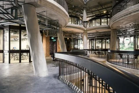 Interior of The Hive, called Dim Sum Baskets Building Stock-Fotos