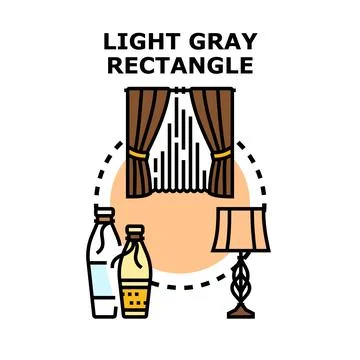 Interior home decor elements creating cozy atmosphere Stock Illustration