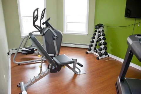 Interior home gym Stock Photos