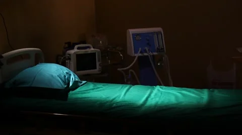 Interior of Hospital bed Stock Footage 47424139
