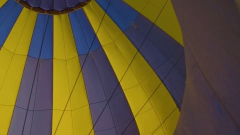 Interior of hot air balloon Stock Footage 87837900