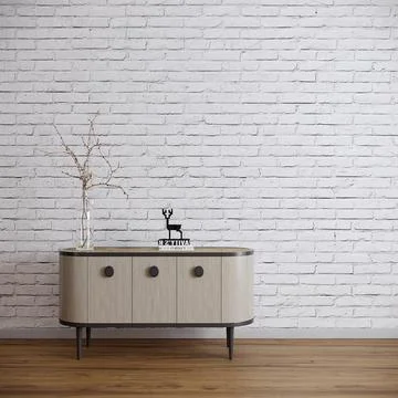 Interior of the house, 3d render Stock Illustration