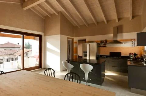 Interior house Stock Photos