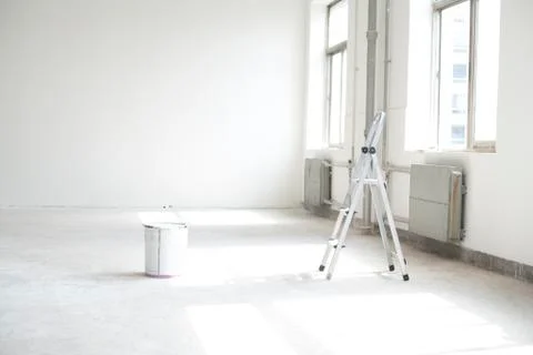 Interior of house in the process of remodeling Stock Photos