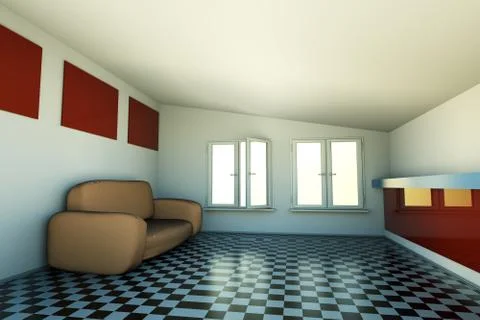 Interior Stock Illustration