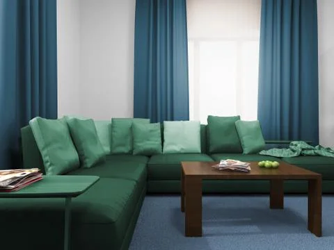 Interior Stock Illustration