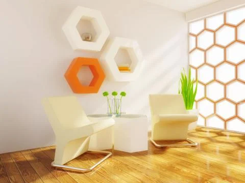 Interior Stock Illustration