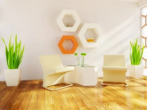 Interior Stock Illustration