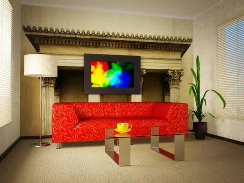 Interior Stock Illustration