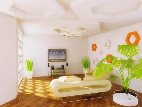 Interior Stock Illustration