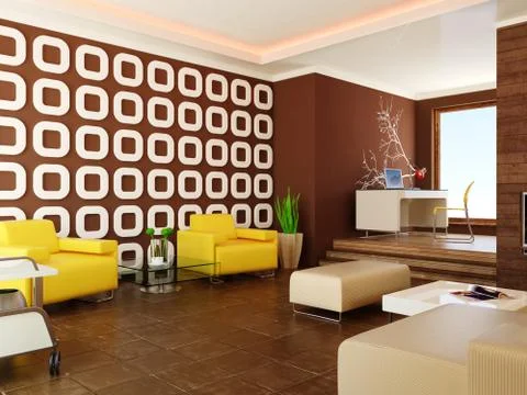 Interior Stock Illustration