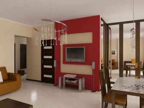 Interior Stock Illustration