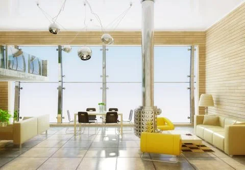 Interior Stock Illustration