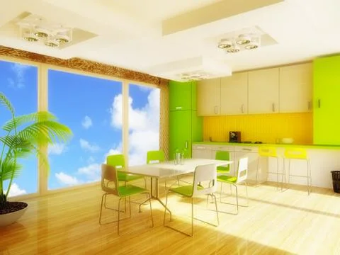 Interior Stock Illustration