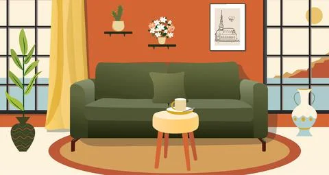Interior Stock Illustration