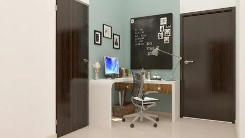 Interior illustration rendering of bedroom dressing bathroom drawing room liv Illustrazione stock