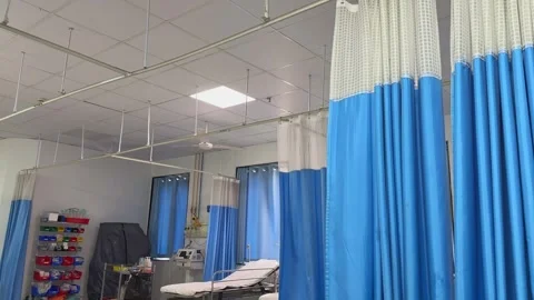 Interior of Intensive Care Unit Stock Footage 313927240