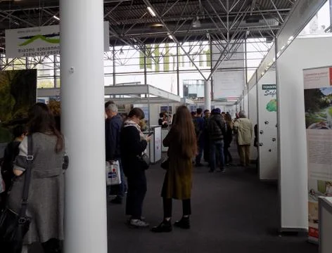 The interior interior of the exhibition Stock Photos