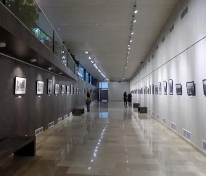 The interior interior of the exhibition Stock Photos