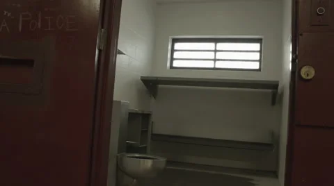 Interior Jail Cell Stock Footage 64000009