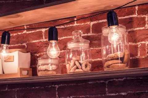 The interior of the kitchen. Stock Photos