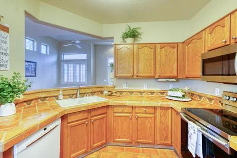 Interior of a kitchen Stock Photos