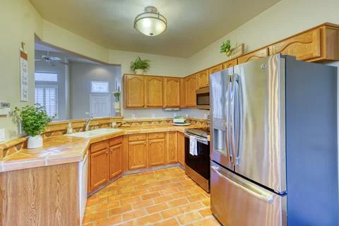 Interior of a kitchen Stock Photos