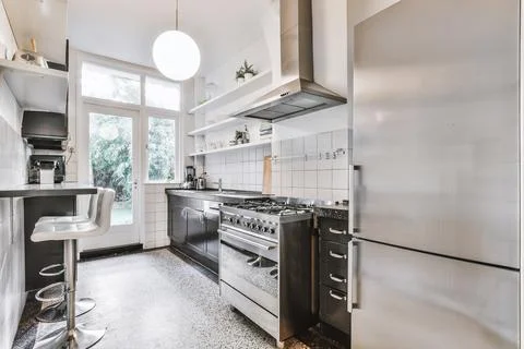 Interior of kitchen Stock Photos