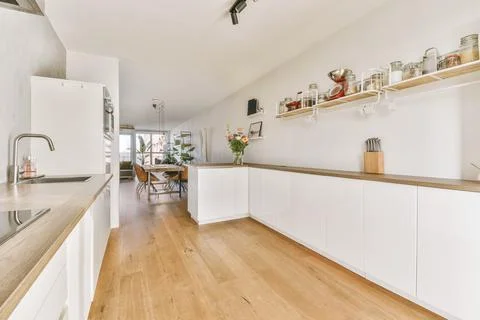 Interior of a kitchen Stock Photos