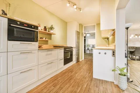 Interior of a kitchen Stock Photos