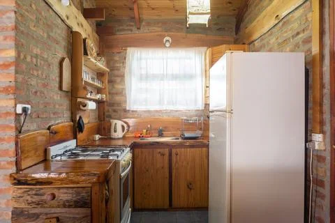 Interior of the kitchen Stock Photos