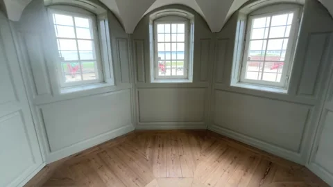 Interior of Kronborg Castle in Helsingor, Denmark Stock Footage 320615880