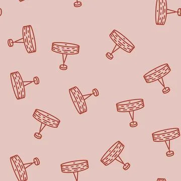 Interior lamp ceiling line seamless pattern Stock Illustration