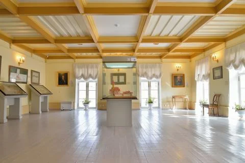 The interior layout of the building at the Priory Palace in Gatchina Stock Photos