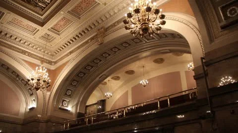 Interior of Legislative Building of Washington state Stock Footage 21236098