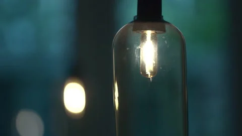 Interior Lighting Bulbs switch Off for Daylight Saving Time 스톡 동영상 139345205