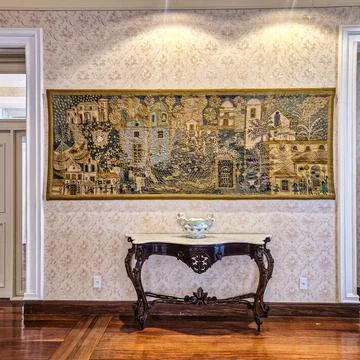 Interior of the Lion Palace, Palacio dos Leoesin Sao Luis, Maranhao, Brazil Stock Photos