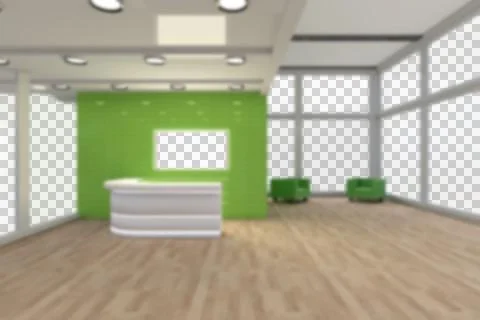 Interior of lobby Ilustración de archivo