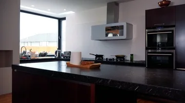 The interior of a luxurious kitchen Stock-Footage 85781500