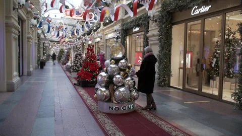 Interior of the Main Universal Store 스톡 동영상 145812236