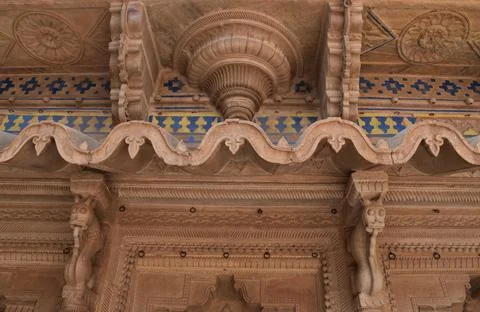 Interior of Man Singh Palace Foto stock