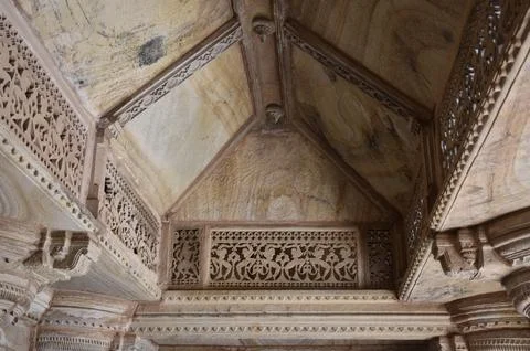 Interior of Man Singh Palace Foto stock
