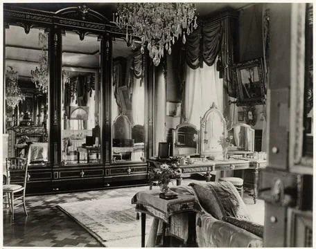Interior of the Mansion of Adele de Cassin, Marquise de Landolfo - Carcano... 스톡 사진
